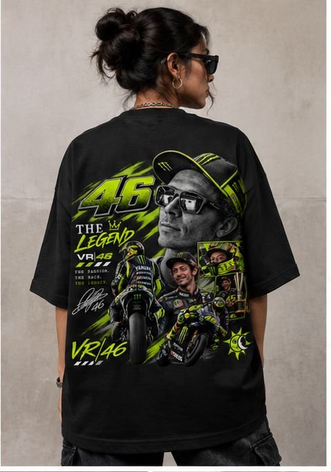 VR46 Racing Legacy Women's Oversized T-Shirt
