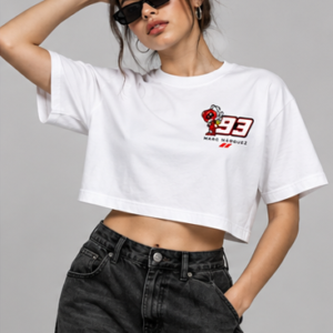 MM93 Ducati Racing Crop Tee – White