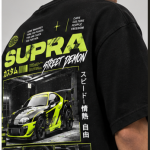 SUPRA STREET DEMON Oversized T-Shirt