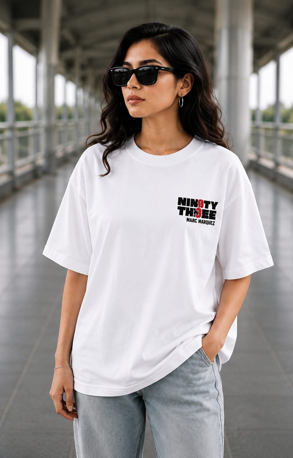 Ninety Three Oversized Tee — Women’s - Image 3