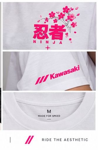 Ninja ZX-6R Pink Racing Women’s Cropped Tee - Image 6