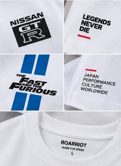 ROARRIOT R34 — Legends Never Die T-Shirt - Image 3